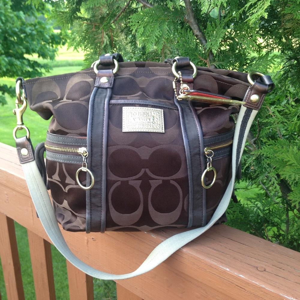 Coach Poppy Collection Signature Bag